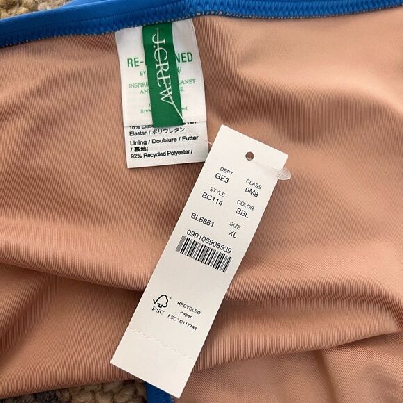 J.Crew Classic full-coverage bikini bottom in Sail Blue XL NWT - Picture 7 of 7